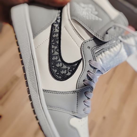 Authentic Nike Dior Air Force one sneakers,only worn once - Picture 7 of 11